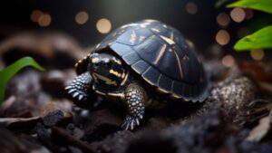 Razor-backed Musk Turtle in its natural habitat