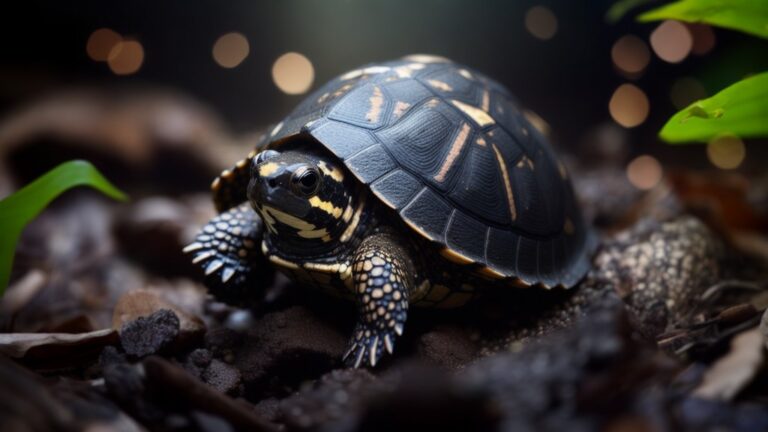 Razor-backed Musk Turtle in its natural habitat