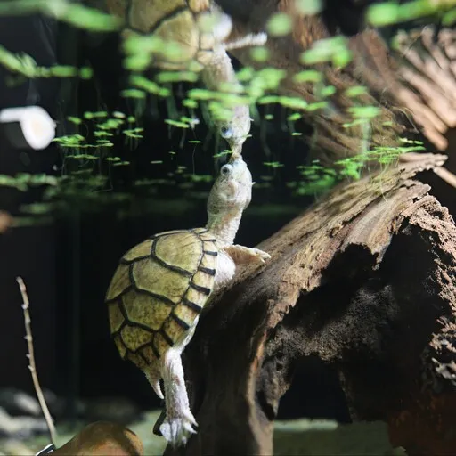 Razor-backed Musk Turtle swimming
