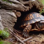 box turtle in its natural habitat
