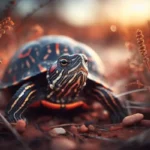 Midland Painted Turtle in Natural Habitat